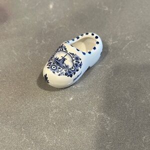 Kids Blue and White Clog Shoe